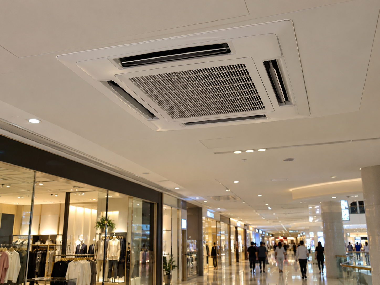 Singapore shopping mall ceiling air-conditioning system